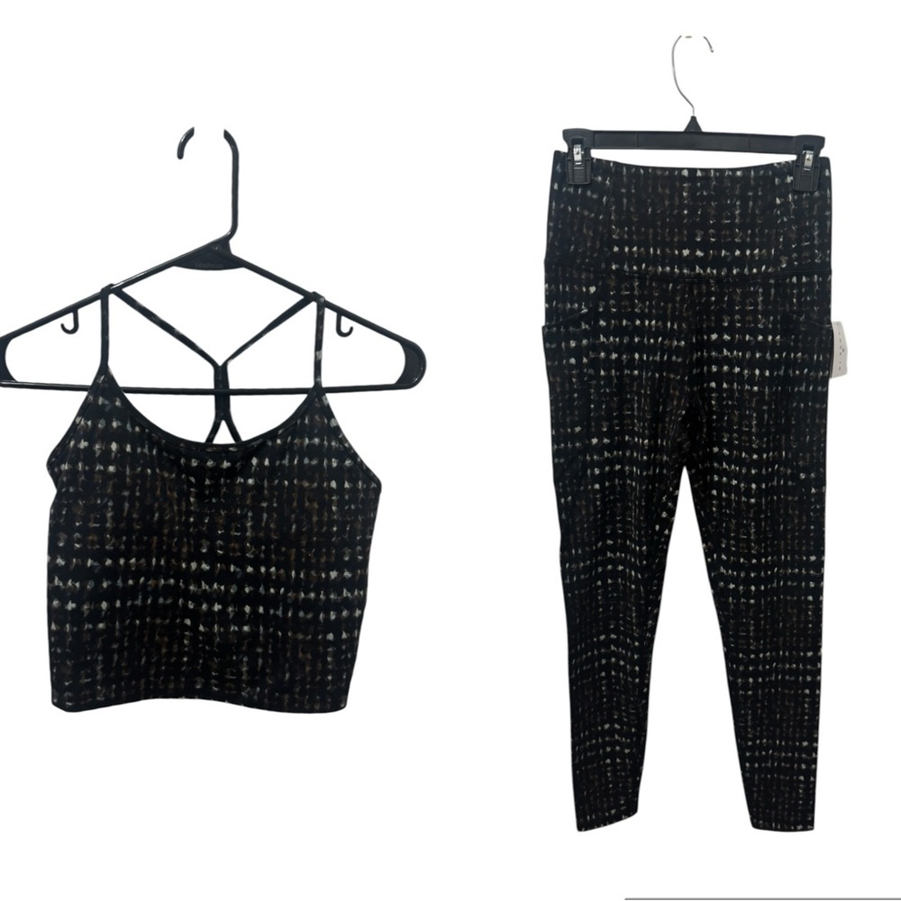 Core 10  Women's Leggings and Sports Bra Tank Set Size Small